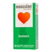 Презервативы анатомической формы Masculan Anatomic - 10 шт. - Masculan - купить с доставкой в Копейске