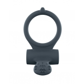 Серое перезаряжаемое эрекционное кольцо с вибрацией Power Clit - Dorcel - в Копейске купить с доставкой