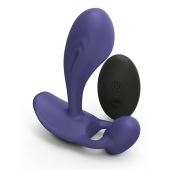 Темно-синий вибромассажер Witty P G Vibrator with Remote Control - Love to Love - в Копейске купить с доставкой
