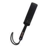 Черный кожаный пэддл - 37 см. - Pecado - купить с доставкой в Копейске