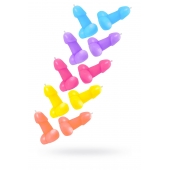 Набор из 10 разноцветных свечей в форме пениса - Pecado - купить с доставкой в Копейске