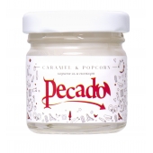 Массажная свеча Caramel   Popcorn - 35 мл. - Pecado - купить с доставкой в Копейске