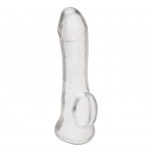 Прозрачная насадка на пенис Transparent Penis Enhancing Sleeve Extension - 15,9 см. - BlueLine - в Копейске купить с доставкой
