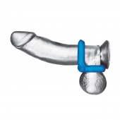 Комплект из 2 эрекционных колец-восьмерок 2-Pack Duo Cock And Ball Stamina Enhancement Ring - BlueLine - в Копейске купить с доставкой