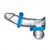 Комплект из двух колец для пениса 2-Pack Ultra-Stretch Stamina Endurance Ring - BlueLine - в Копейске купить с доставкой