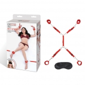 Красная фиксация на матрас Classic Bedspreader - Lux Fetish - купить с доставкой в Копейске