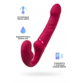 Малиновый безремневой страпон Lapis - 23 см. - Lovense - купить с доставкой в Копейске