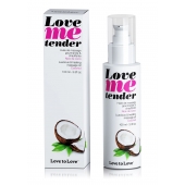Съедобное согревающее массажное масло Love Me Tender Cocos с ароматом кокоса - 100 мл. - Love to Love - купить с доставкой в Копейске