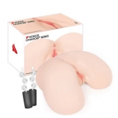 Мастурбатор-полуторс с двойным слоем материала и вибрацией Maria Onahole Real Vagina - KOKOS - в Копейске купить с доставкой