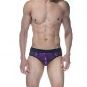 Сексуальные фиолетовые блестящие трусы-джоки - Don Moris купить с доставкой