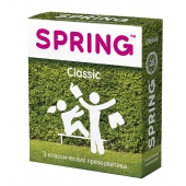 Классические презервативы SPRING CLASSIC - 3 шт. - SPRING - купить с доставкой в Копейске