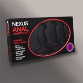 Набор из 3 массажеров простаты чёрного цвета NEXUS ANAL STARTER KIT - Nexus Range - в Копейске купить с доставкой