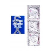 Розовые презервативы Sagami Xtreme FEEL FIT 3D - 3 шт. - Sagami - купить с доставкой в Копейске