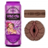 Коричневый мастурбатор-вагина Pleasure Brew Masturbator-Wild Ale в банке - Lovetoy - в Копейске купить с доставкой