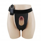 Полый вибрострапон на регулируемых трусиках Draven - 17,5 см. - Baile - купить с доставкой в Копейске