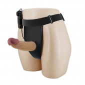 Полый вибрострапон на регулируемых трусиках Draven - 17,5 см. - Baile - купить с доставкой в Копейске