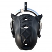 Черный замок верности Extreme Silicone Cock Blocker - Pipedream - купить с доставкой в Копейске