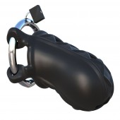 Черный замок верности Extreme Silicone Cock Blocker - Pipedream - купить с доставкой в Копейске