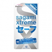 Презервативы Sagami Xtreme Ultrasafe с двойным количеством смазки - 10 шт. - Sagami - купить с доставкой в Копейске