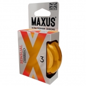 Презервативы анатомической формы Maxus Sensual - 3 шт. - Maxus - купить с доставкой в Копейске
