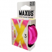 Ароматизированные презервативы Maxus Exotic Mix - 3 шт. - Maxus - купить с доставкой в Копейске
