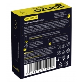 Ультратонкие презервативы Ganzo Ultra thin - 3 шт. - Ganzo - купить с доставкой в Копейске