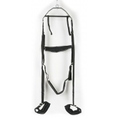 Черные секс-качели из широких ремней - Orion - купить с доставкой в Копейске