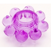 Мягкая фиолетовая гелевая насадка - Toyfa Basic - в Копейске купить с доставкой