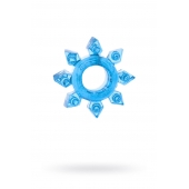 Голубая гелевая насадка-звезда - Toyfa Basic - в Копейске купить с доставкой