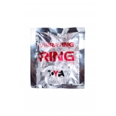 Прозрачное эрекционное кольцо с вибратором  и подхватом - Toyfa Basic - в Копейске купить с доставкой