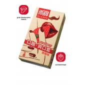 Презервативы Elasun Strawberry с аромато клубники - 10 шт. - Elasun - купить с доставкой в Копейске