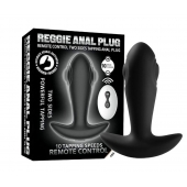 Черный массажер простаты с вибрацией, эффектом маятника и пультом ДУ - Secwell - в Копейске купить с доставкой