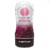 Прозрачный текстурированный мастурбатор Vacuum Cup Masturbator Black Hole - Baile - в Копейске купить с доставкой