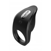 Черное эрекционное виброкольцо Vibro Lust Ring - MALESATION - в Копейске купить с доставкой