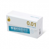 Увлажнённые презервативы Sagami Original 0.01 Extra Lub - 12 шт. - Sagami - купить с доставкой в Копейске