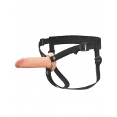 Полый страпон на ремнях 6’’ Hollow Silicone Strap-on - Pipedream - купить с доставкой в Копейске