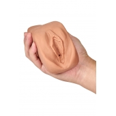 Маструбатор-вагина с вибрацией Soft   Wet Renata Realistic Tan Masturbator - Blush Novelties - в Копейске купить с доставкой