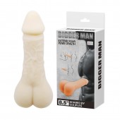 Мастурбатор-насадка Bigger Man - 21,5 см. - Baile - в Копейске купить с доставкой