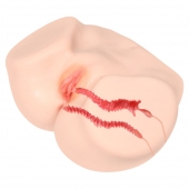 Мастурбатор-полуторс с двойным слоем материала Vanilla Onahole Real Vagina - KOKOS - в Копейске купить с доставкой