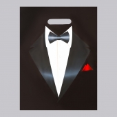 Пакет «Смокинг» полиэтиленовый с вырубной ручкой (30х40 см) - UPAK LAND - купить с доставкой в Копейске