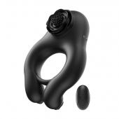 Черное эрекционное кольцо Abe с пультом ДУ - BeYourLover - в Копейске купить с доставкой