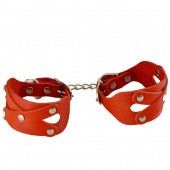 Красные наручники «Цезарь» - Sitabella - купить с доставкой в Копейске