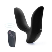 Черный вибромассажер простаты 3,5’’ Remote Control Curve P-spot Massager - 12 см. - Erokay - в Копейске купить с доставкой