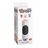 Мастурбатор-вагина Extreme Toyz Mega Grip Vibrating Stroker Mouth - Pipedream - в Копейске купить с доставкой