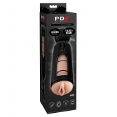 Мастурбатор-вагина с вибрацией Vibrating Mega Milker - Pipedream - в Копейске купить с доставкой