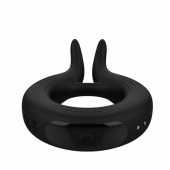 Черное эрекционное кольцо Marry Me Rechargeable Vibrating Cockring - Adrien Lastic - в Копейске купить с доставкой