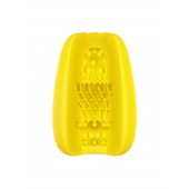 Желтый мастурбатор-яйцо Bisedze - LoveStore - в Копейске купить с доставкой