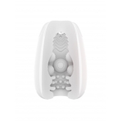 Белый мастурбатор-яйцо Bisedze - LoveStore - в Копейске купить с доставкой