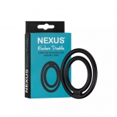 Черное двойное эрекционное кольцо Nexus Enduro Double - Nexus Range - в Копейске купить с доставкой