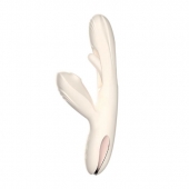 Хай-тек вибратор с таппингом и вакуумом Angela - 21,8 см. - BeYourLover